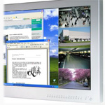 CCTV integrated into desktop computer systems